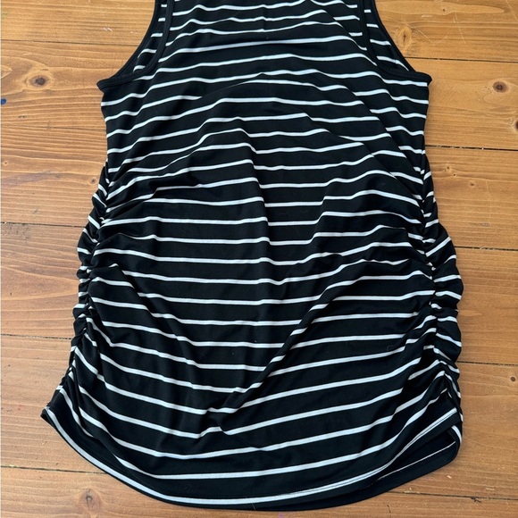 Time and Tru Black and White Striped Dress - Picture 1 of 6